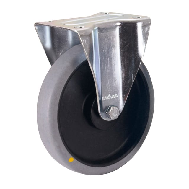 VARIOfit Bockrolle 200 x 40 mm grau elektrisch leitfähig