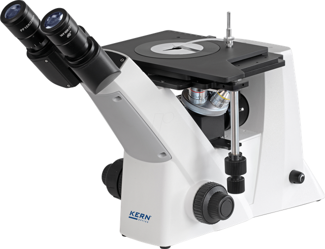Kern Metallurgisches Mikroskop (Invers) OLM 170, Trino., 5/10/20/50×, 5W LED