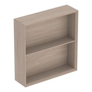 Geberit Regal 45x46,7x13,2cm, qu., Ei nat./Mel. Struk.