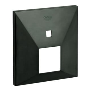 Grohe Rosette 48437 eckig für EHM-FMS 2 ASV hard graphite gebürstet