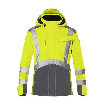 Kübler Hardshelljacke REFLECTIQ PSA 2 warngelb/anthrazit Form 1327 Größe S