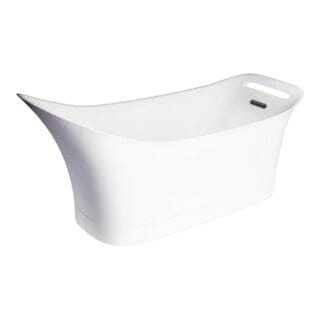 hansgrohe Freistehwanne Axor Urquiola 1800x600mm, a MG mit Gelcoat, weiß