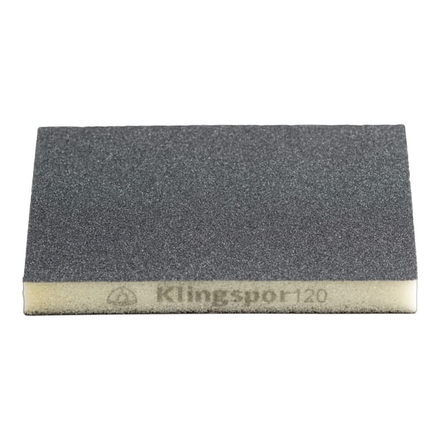Klingspor Schleifschwamm SW 502, LxBxH 123X96X12,5, Korn 220
