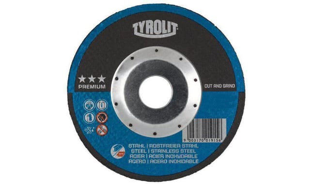 TYROLIT Kombischleifscheibe PREMIUM*** CUT AND GRIND, Scheiben-Ø: 125 mm
