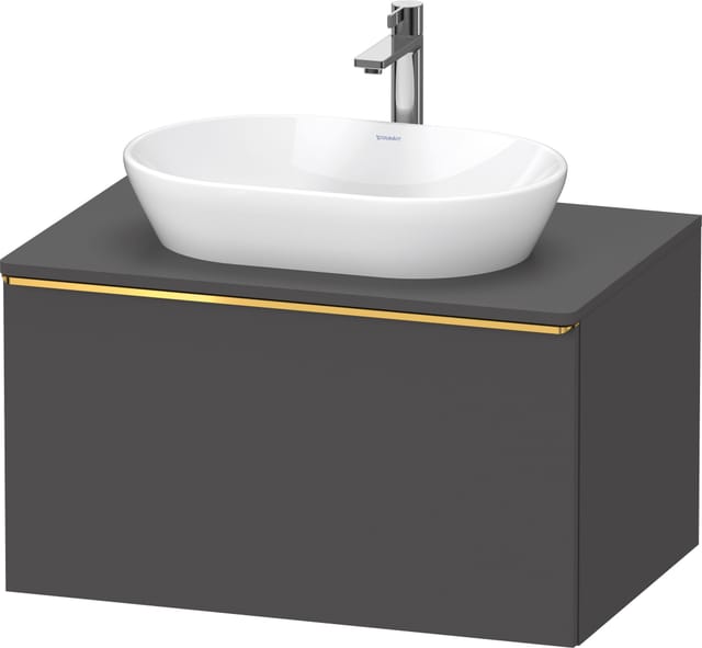 Duravit Waschtischunterschrank D-Neo 80x55cm, g pol/gra m, 1 A, 1 Pl, wandhängend