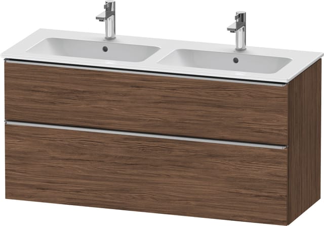 Duravit Waschtischunterschrank D-Neo 128x46,2cm, 1 Kast, 1 A, ES geb/Nu dkl.