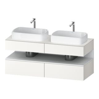 Duravit Waschtischunterschrank Qatego 140x55x60cm, w m/we m, Pl, Beck. beids.