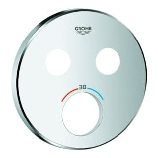 Grohe Rosette 49032 rund für SmartControl chrom