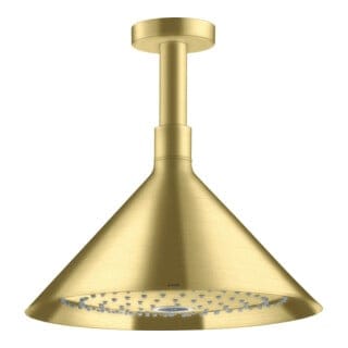 hansgrohe Kopfbrause Axor m Deckenanschluss, 240mm, 2jet, brush. br
