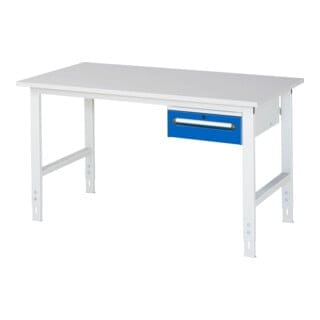 Rau Arbeitstisch Tom höhenverstellbar KM02, B1500xT800xH760-1080mm, M-Platte-22mm