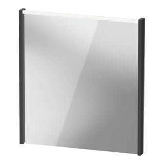 Duravit LED-Spiegel D-Code 2.0 65x70x5cm, 5 W, graph ma, Lichtfeld oben