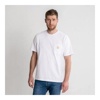 STIER Heavy Tee Pocket organic cotton XL White