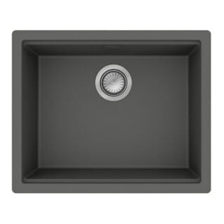 hansgrohe Unterbauspüle S53 SilicaTec, 536x436mm, steingrau