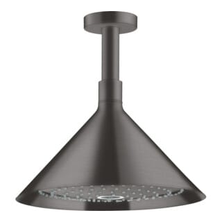 hansgrohe Kopfbrause Axor m Decke, 240mm, 2jet, brush. bla vc