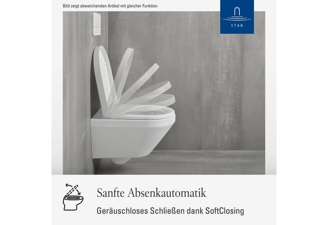V&B WC-Sitz AVENTO we, Quick-R Scharniere, Softclosing