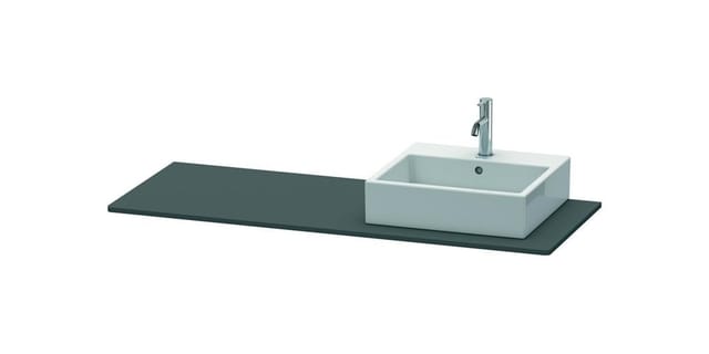 Duravit Konsole XSquare 140x55x1,6cm, m 1 AS, AS re, graph m
