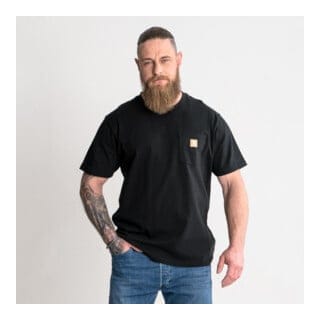STIER Heavy Tee Pocket organic cotton XXL Black