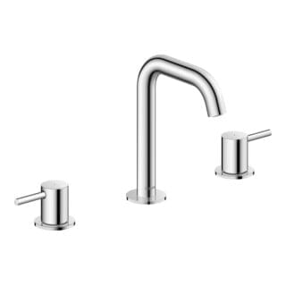 Duravit 3-Loch-Waschtischarmatur Circle Ausl. 140mm, o. Zugstg. Abl.garn, chrom