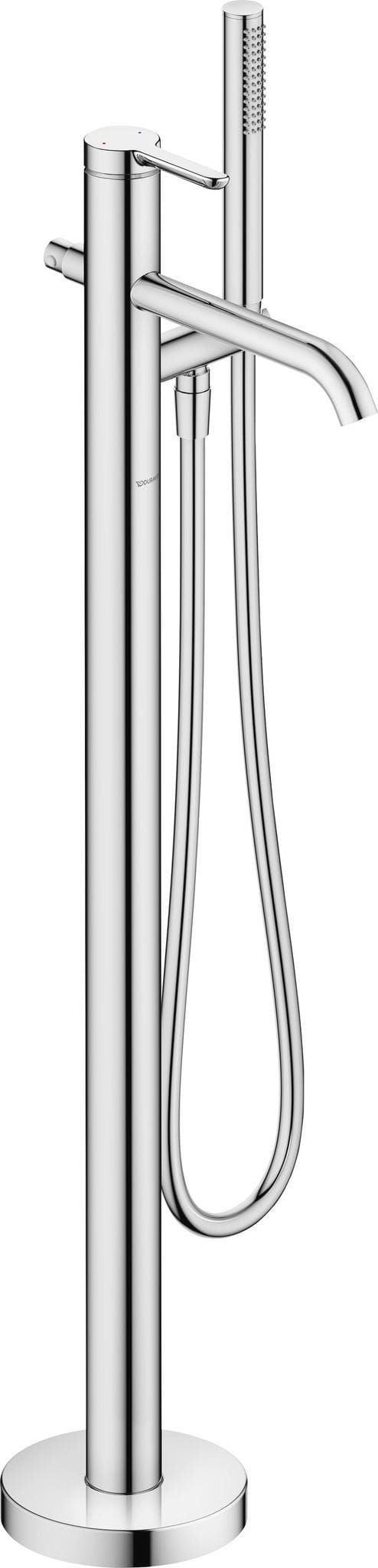 Duravit Wannen-Einhebelmischer C.1 Ausladung 201mm, bodenstehend, chrom