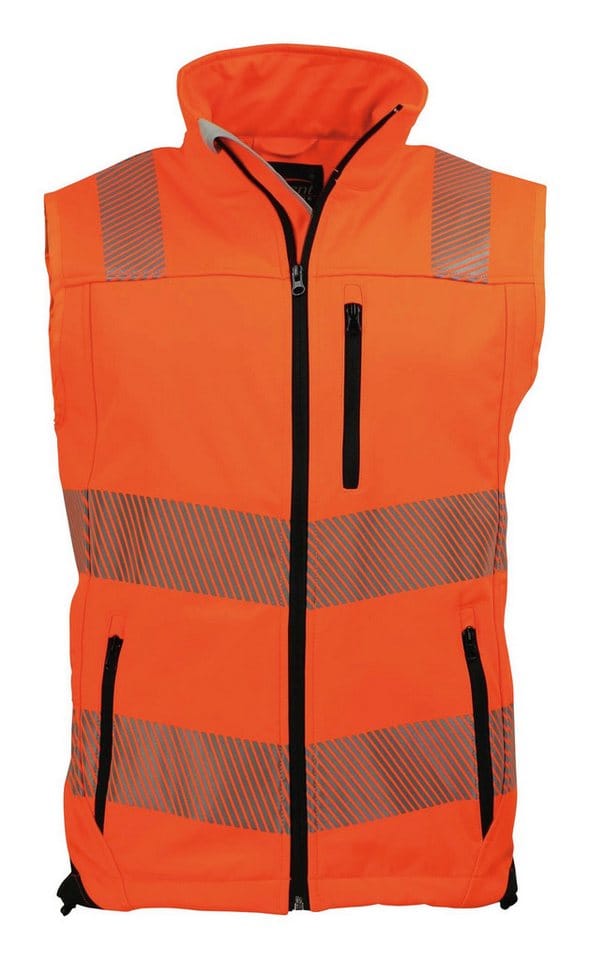 Warnweste, Gr. 2XL orange/schwarz Gr. 2XL