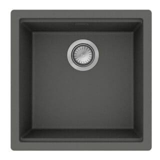 hansgrohe Unterbauspüle S53 SilicaTec, 436x436mm, steingrau