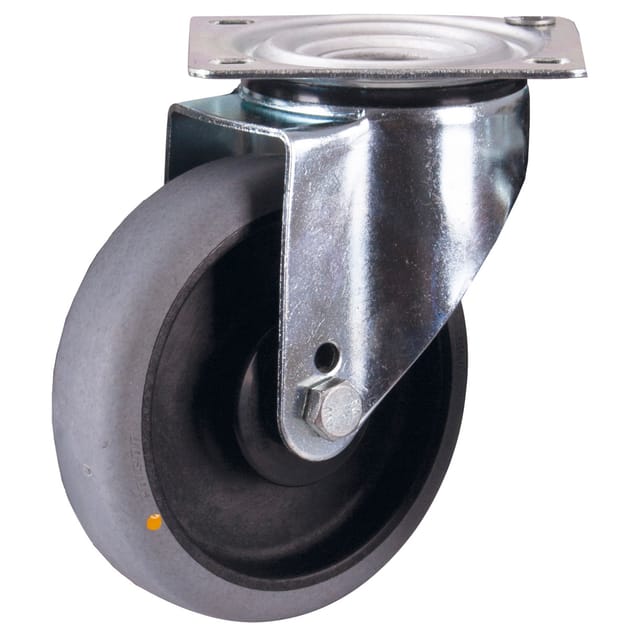 VARIOfit Lenkrolle 160 x 40 mm grau elektrisch leitfähig