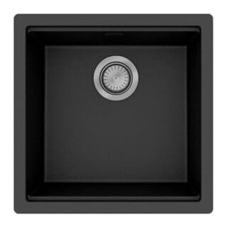 hansgrohe Unterbauspüle S53 SilicaTec, 436x436mm, graphitschwarz