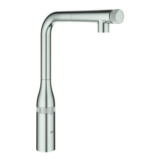 Grohe Spültischmischer Essence SmartC herausziehbarer Auslauf, supersteel