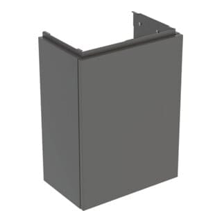 Geberit - Handwaschbeckenunterschrank Acanto 1 Tür, Br. 40cm, Lava Matt / Lava Matt