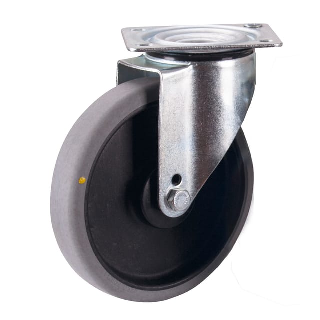 VARIOfit Lenkrolle 200 x 40 mm grau elektrisch leitfähig