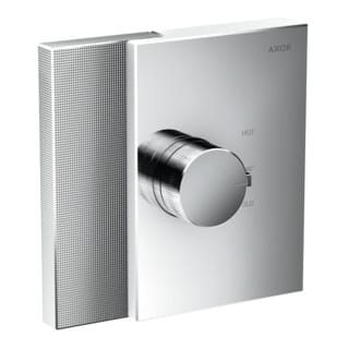 hansgrohe Fertigset HighFlow Axor Edge UP-Thermostat, Diamantschliff, chrom