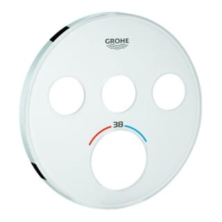 Grohe Rosette 49036 für SmartControl UP-THM rund mit 3 ASV moon white