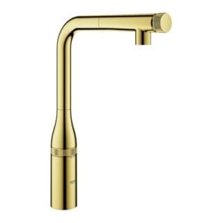 Grohe Spültischmischer Essence SmartC cool sunrise, herausziehbare Brause