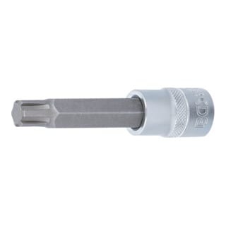 BGS Bit-Einsatz 4167, Länge 100 mm, Antrieb Innenvierkant 12,5 mm (1/2"), Keil-Profil (für RIBE) M13