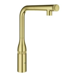 Grohe Spültischmischer Essence SmartC C sunr gebürstet, herausziehbare Brause