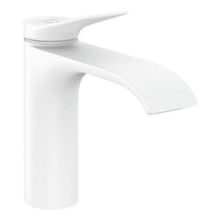 hansgrohe Waschtisch-Einhebelmischer 110 Vivenis CoolSt ohne Zugstangen-Ablaufgarnitur, mattweiß