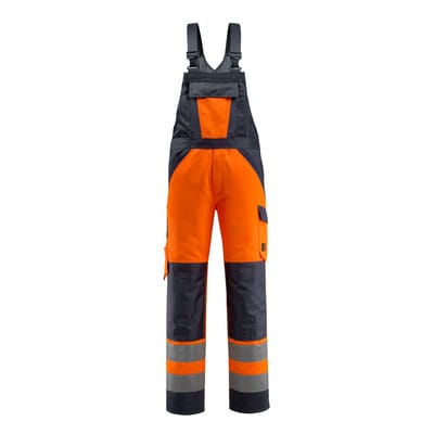 Mascot Latzhose Gosford hi-vis orange/schwarzblau Größe 50