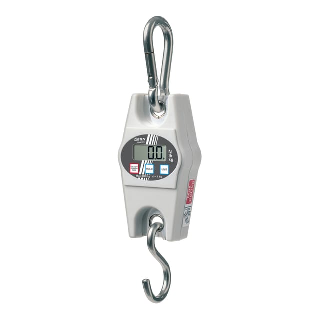 Kern Hängewaage HCB 20K10+C kalibriert, Wägebereich 20 kg, Ablesbarkeit 10 g