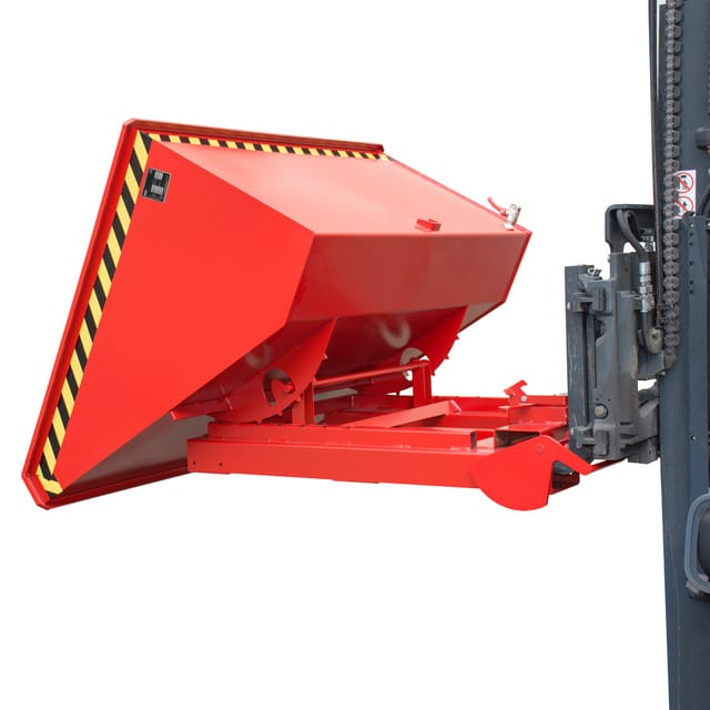Bauer Südlohn Spänebehälter S4A 1200, lackiert, Mausgrau