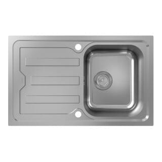 hansgrohe Einbauspüle S44 m Tropffl, US 45cm, 770x480mm, ES