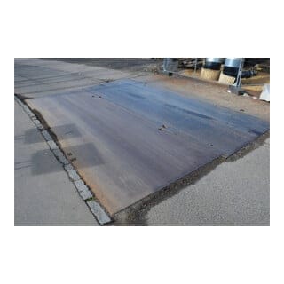 Schake Überfahrplatten aus Stahl 1,25 m x 2,50 m
