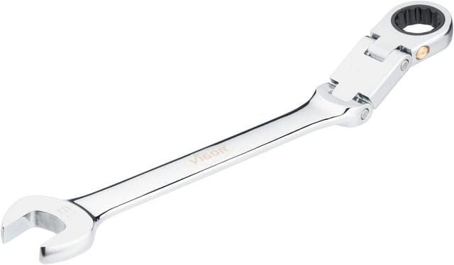 VIGOR Doppel-Gelenk Ratschen-Ring-Maulschlüssel V6752-19 19