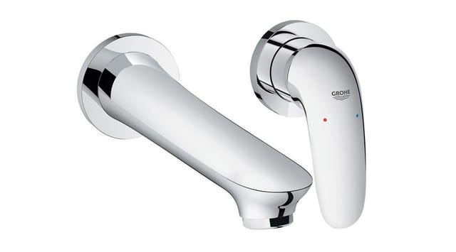 Grohe Fertigmontageset Eurostyle UP-2-Loch-WT-Arm, ges Heb, A 20,3cm, ch