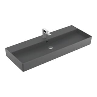 V&B Waschtisch Memento 2.0 120x47cm, Hahnl., m ÜL, graphite C-plus