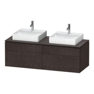 Duravit Waschtischunterschrank L-Cube 142x55x48,2cm, 2 SBK, E d ge, k EinrSy