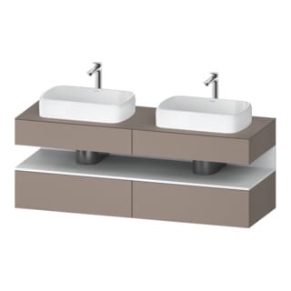 Duravit Waschtischunterschrank Qatego 160x55x60cm, w m/ba m, Pl, Beck. beids.