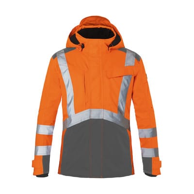 Kübler Hardshelljacke REFLECTIQ PSA 2 warnorange/anthrazit Form 1327 Größe 4XL