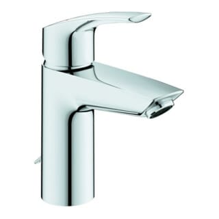 Grohe Waschtisch-Einhebelmischer Eurosmart 1/2", S-Size, versenkbare Kette, chrom