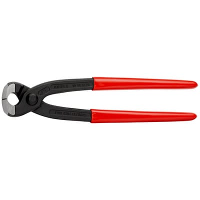 KNIPEX 10 98 I220 Ohrklemmenzange mit Kunststoff überzogen schwarz atramentiert 220 mm