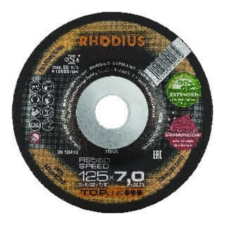 RHODIUS Schruppscheibe RS 580 SPEED EXTENDED 125 x 7,0 x 22,23 mm